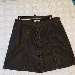 CK JEANS--Skirt w. snaps down front